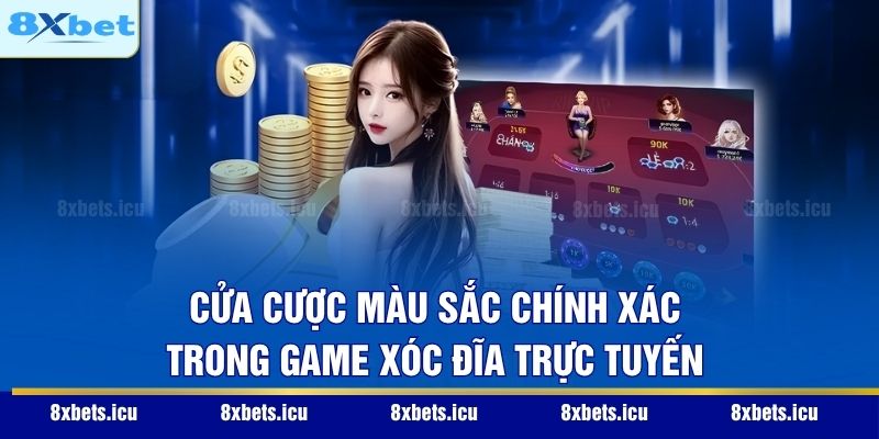 Cửa cược màu sắc chính xác trong game xóc đĩa trực tuyến